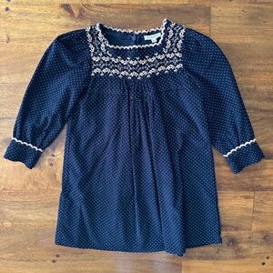 Caramel London Robina Polka-Dot Corduroy Dress